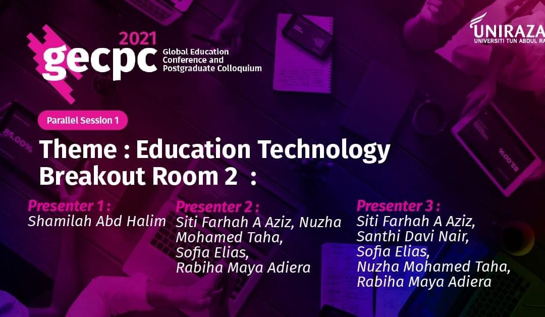 GECPC2021 – Parallel Session 1 (Breakout Room 2)
