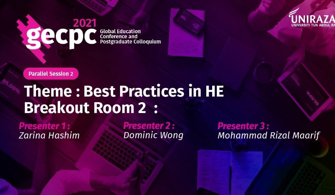GECPC2021 – Parallel Session 2 (Breakout Room 2)