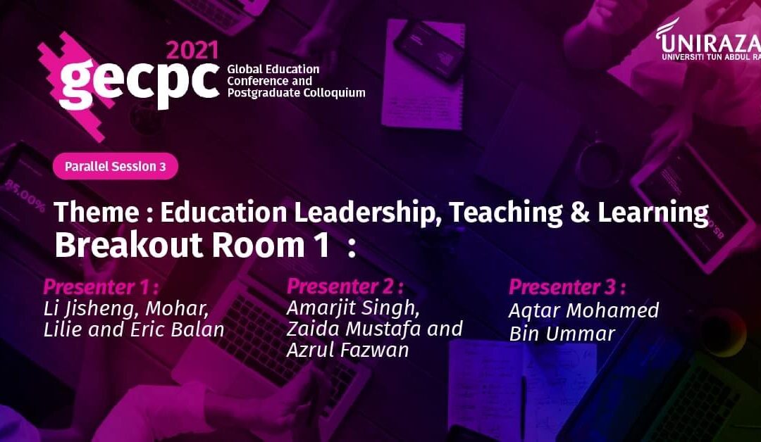 GECPC2021 – Parallel Session 3 (Breakout Room 1)