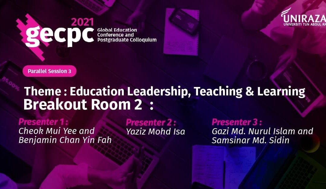 GECPC2021 – Parallel Session 3 (Breakout Room 2)